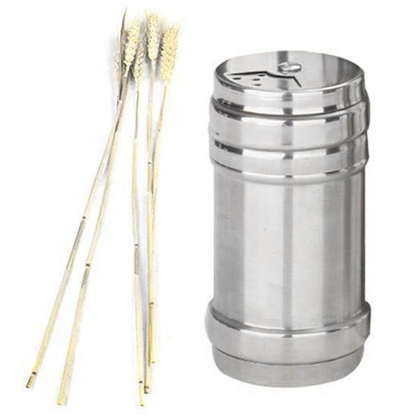 

stainless steel cruet salt pepper seasoning condiment shaker bottle toothpick