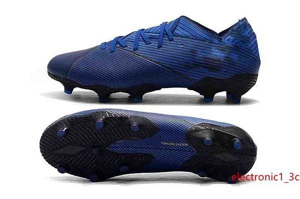 

2019 new arrival mens messi nemeziz 19.1 fg slip-on soccer shoes football low ankle outdoor boots cleats size us6.5-11