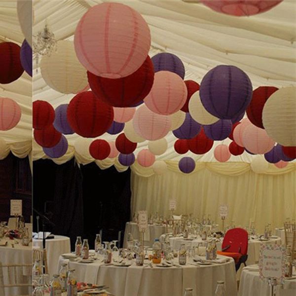 15cm Mini Round Chinese Honeycomb Ball Paper Lantern Baby Shower