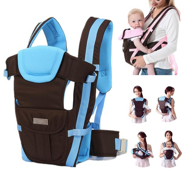 

newborn infant baby carrier 0-30 months breathable front facing baby carrier 4 in 1 infant comfortable sling backpack pouch wrap