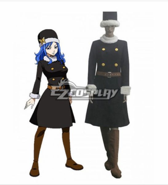 

fairy tail rain juvia lockser after seven years dress cosplay costume(no shoes, Black;red