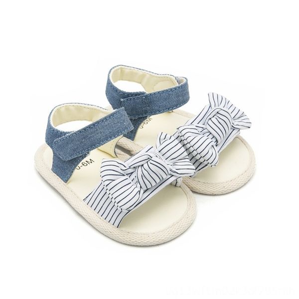 

baby girl antislip stripe bow princess toddler girls shoes soft sole noslip first sandals shoes walker footwear, Black;red