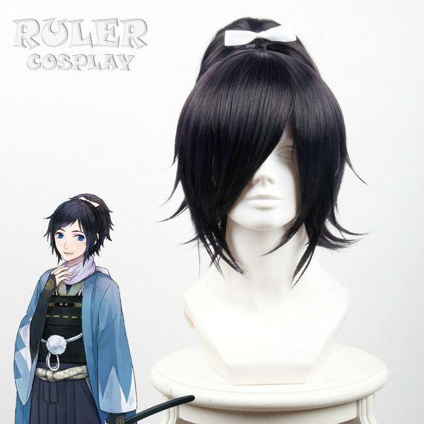 

touken ranbu online yamatonokami yasusada cosplay wig, Black