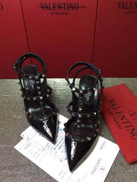 

Women 039 high heel 2019 brand de ign leather lady tud andal fa hion rivet hoe color