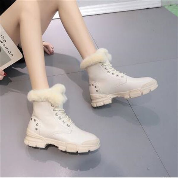 

2019 shallow ankle shoes woman boot pu boots women chaussures femme zapatos de mujer solid chaussure zapatos de mujer shoes, Black
