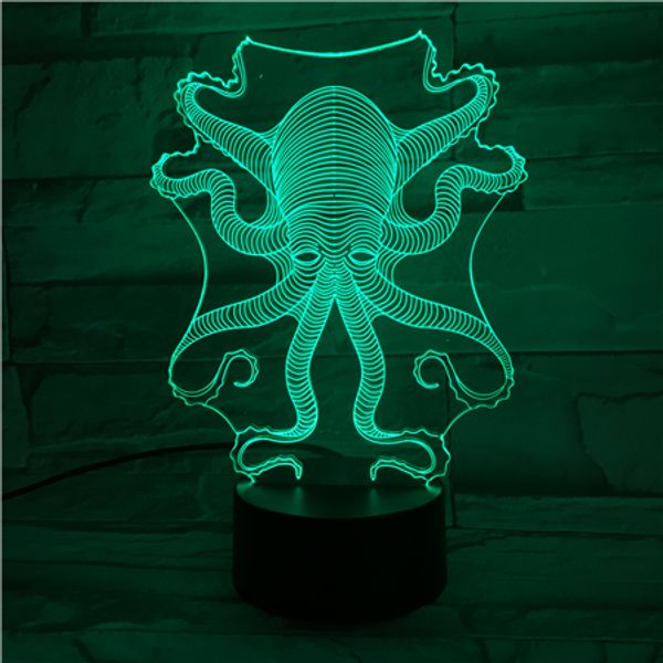 

animal ocs led night light touch sensor 7 color changing decorative lamp child kids baby kit nightlight ocs 3d lamp