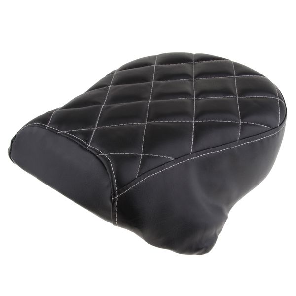 

black soft leather rear passenger pillion seat for harley sportster xl 883