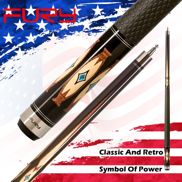 

fury de-1 pool cue stick kit billiard cue 13mm tiger everest m tip with case sports style wrap professional billiard new trend