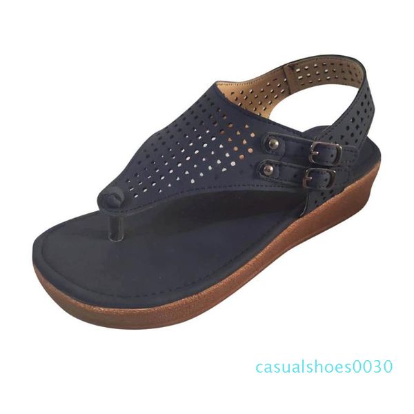 

casual hollow out sandal woman shoes new arrival summer platform sandals women wedge high heels shoes zapatos de mujer drop c30, Black