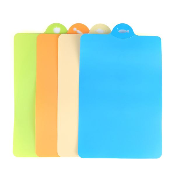 

1pc soft pp cutting board antibacterial chopping block kitchen cooking tools for fruit vegetable meat double side kitchen toos