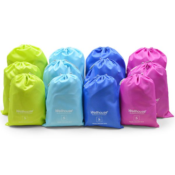 

3pcs/pack swimming ditty bags waterproof outdoor travel portable drawstring dry sacks stuff bags sports bike travel stuff bag