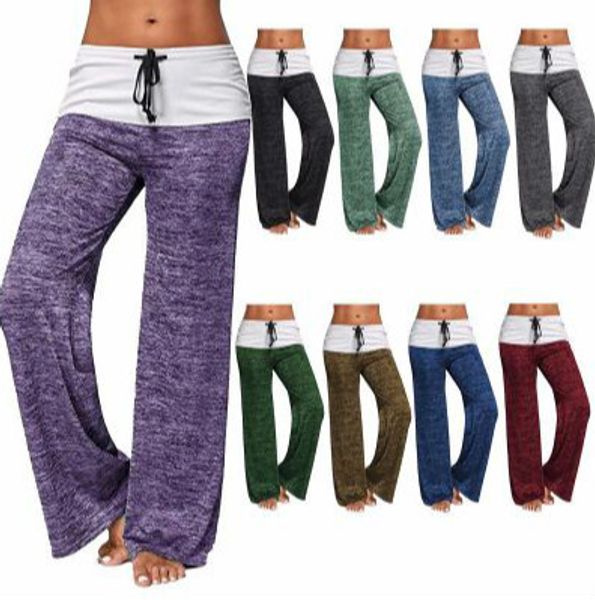 

women's designer yoga pants luxury quick-drying sweatpants outdoor casual wide-leg pants with waistband pants women fashion trackpant