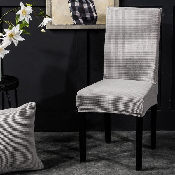 

2019 new product thicken removable spandex stretch chair cover elastic band apply to restaurant wedding banquet l chair