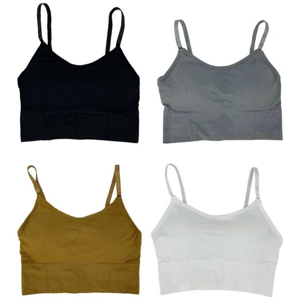 

seamless padded sports bra women lady wireadjustable fitness sport wear brassiere push up pilates running yoga bras, White;black