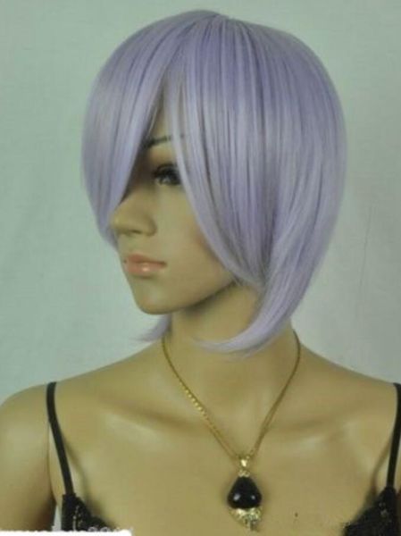 Wig Ll Free Hot Heat Resistant Party Hair New Light Purple