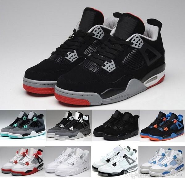 

fashion 4 black white for mens basketball shoes iv low cut athletic sport sneakers