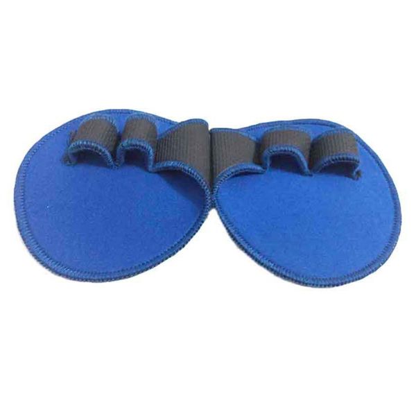 

1 pair of anti skid weight lifting training gloves gym bench press hand protector fitness sports dumbbell grips pads new, Black;gray