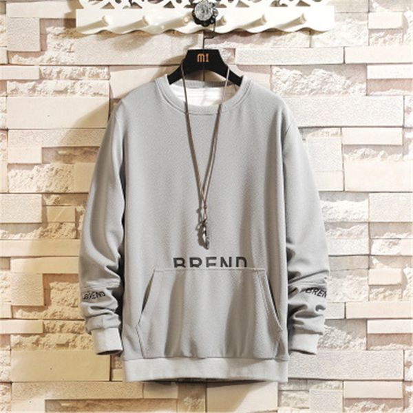

2020 new men's hoodie outwear casual patchwork mens blouse sweatshirt warm hooded sweatshirt autumn mens blouse pullover, Black