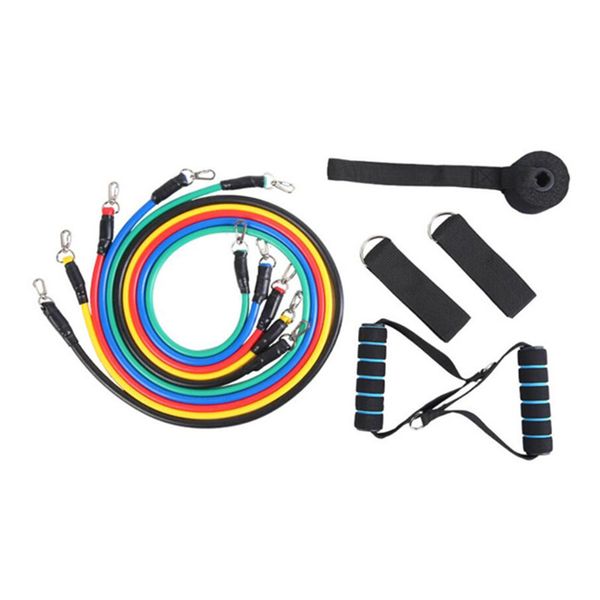 

yoga tension 11 fitness tension machine elastic tube rope multi-function resistance training equipment tension rope set