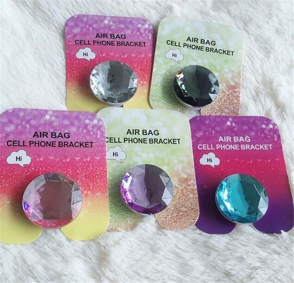 

Cry tal diamond phone airbag phone holder glitter for mart phone tand tablet upport for iphone 9 x plu am ung galaxy