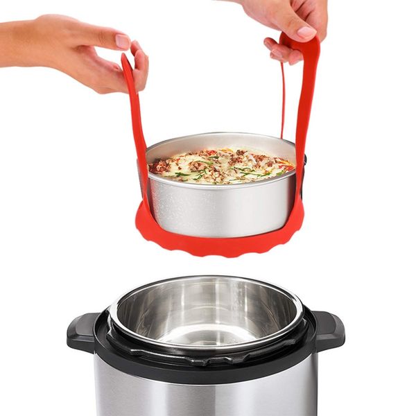 

silicone rack kitchen steamer dish multi-function circular plastic microwave steamed cooking collapsible tray bakeware lifter