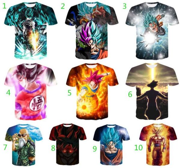 

2020 человек-паук dragon ball череп печати 3d лето повседневная мужская цифровой короткий рукав топ мужчины и женщины быстросохнущий топ