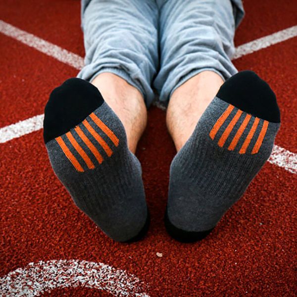 

мужская хлопок велоспорт носки quick dry running спорт носки бег пешеходные climbing фитнес носки профессиональный спорт socks2020, Black