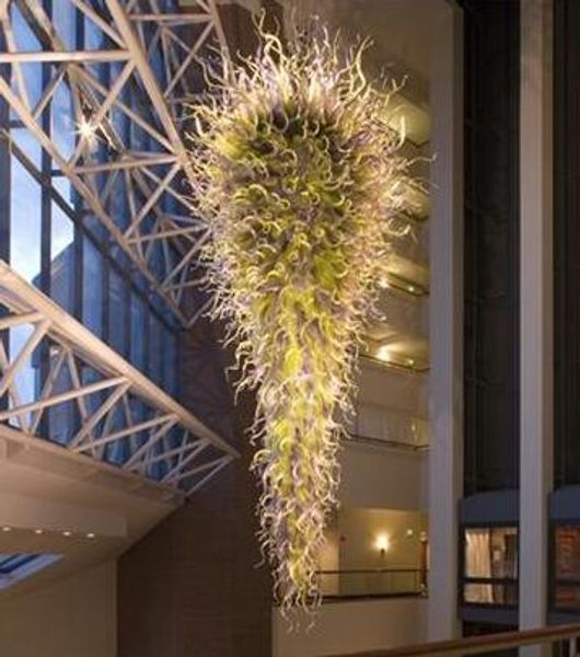 

luxury chandeliers modern large pendant light blown glass led lightings chandelier for decorationl