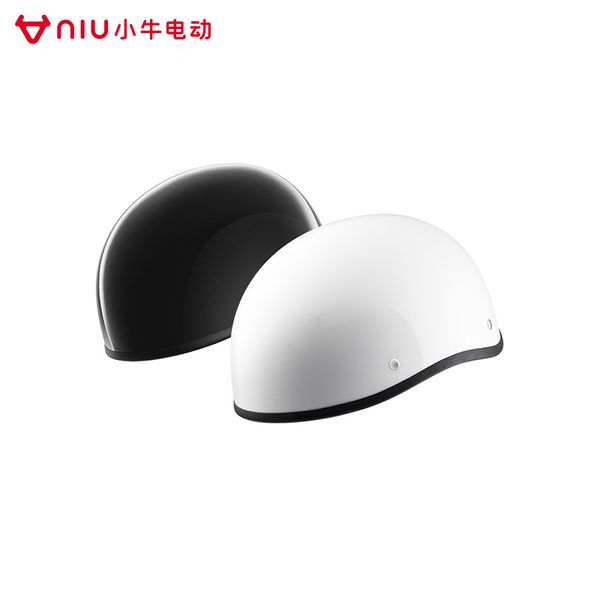 

niu scooter bike riding half helmet neutral  retro style from original niu