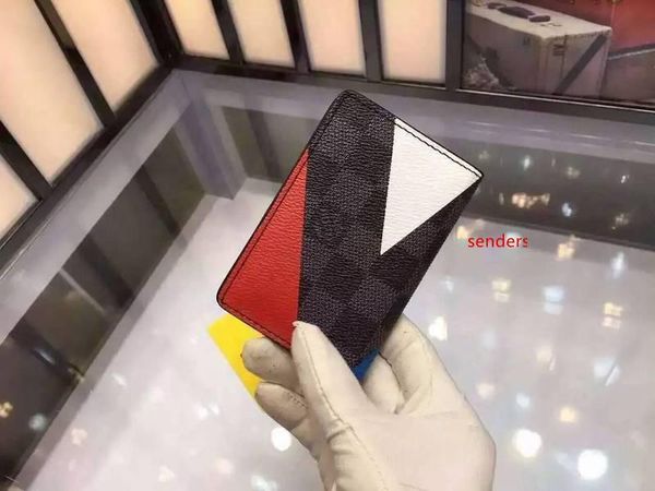 

n41591 the new men s leather wallet credit card holders wallets purse mini clutches exotics evening chain belt bags