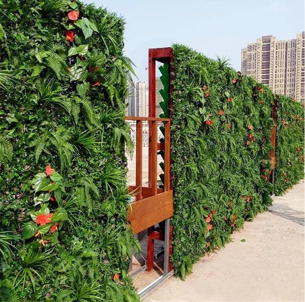 2020 60cmx40cm Environment Artificial Turf Simulation Plant Wall
