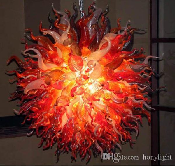 

довольно свет красочный murano стеклянный шар люстры круглой формы домашнее украшение стиль рука выдувное стекло роскошные светодиодные люст