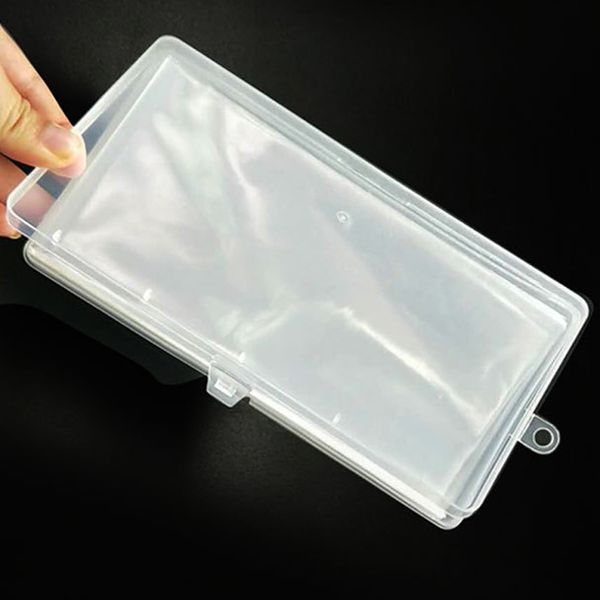 

banknotes holder 100pcs coin album storage bags plastic box 17.5*8.5cm pvc page paper money protective bag transparent portable
