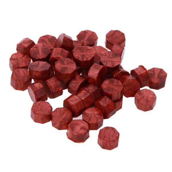 

100pcs/lot octagon sealing wax beads stamping wax seal stamps for envelope documents christmas wedding invitation decorative