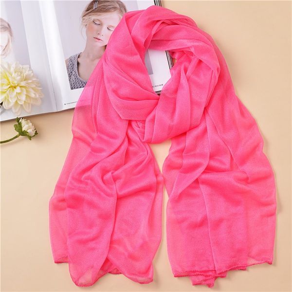 

summer women fashion shawl scarf solid color soft lightweight beach pareo hijab head wrap foulard femme scarves for ladies