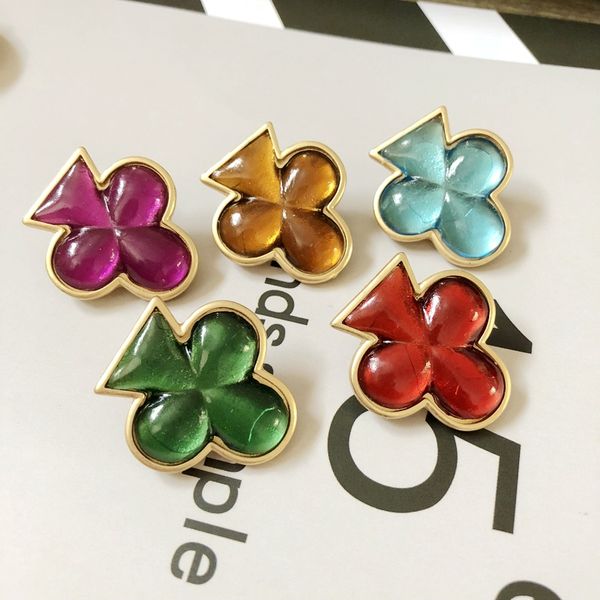 

new sweet flower opal clip earring, Silver