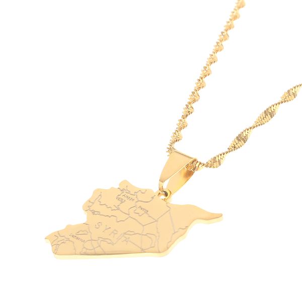 

syria map flag vacuum gold color charms pendant syrians jewellery middle east jewelry, Silver