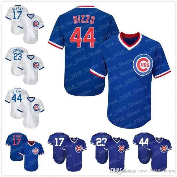

Retro Mesh Anthony 44 Rizzo Kris 17 Bryant Ryne 23 Sandberg Chicago baseball Cubs