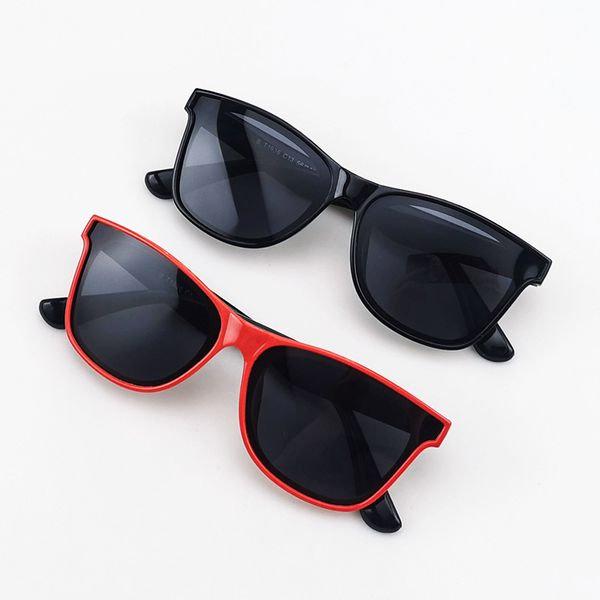 

1409 simple box polarized sunglasses, male silicone, classic white-sun, sun-shading, male, female, and child's glasses, White;black