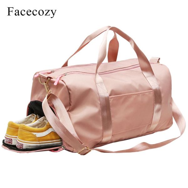 

facecozy waterproof travel bags wet dry separation large gym bags sports shoulder bag 2019 gym yoga handbag luggage packs