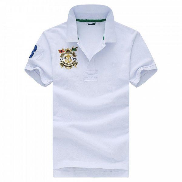 

olo shirt men tshirt usa summer short sleeve t shirt cotton men tee shirts m  xl 2xl black white orange purple green blue, White;black