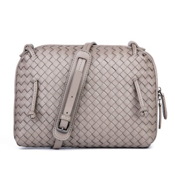 

leather women's shoulder bag fashion woven bag simple shell messenger 100% sheepskin 2020 new