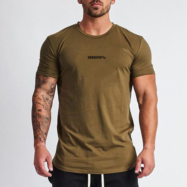 

men sport t-shirts summer short sleeve running shirts male workout training fitness tees gym t-shirt cyf120, Black;blue