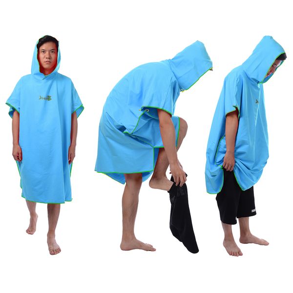 

hoodies sweatshirts men bath towel hooded beach towels poncho bathrobe women man oversized body shower hoody drop shipping, Black