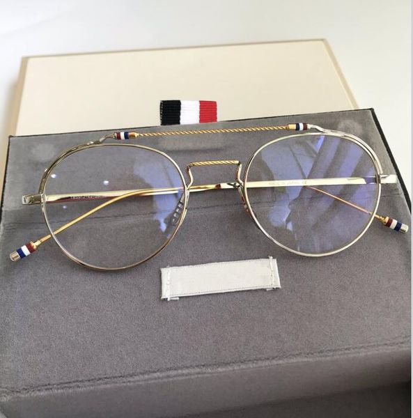 

wholesale- 912 plank frame glasses frame restoring ancient ways oculos de grau men and women myopia eye glasses frames, Silver