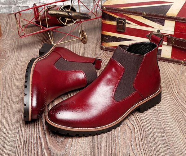 

mens designer loafers high-men's shoes large size martin men's boots, work boots, cowboy boot, all leather men's casual shoe, Black