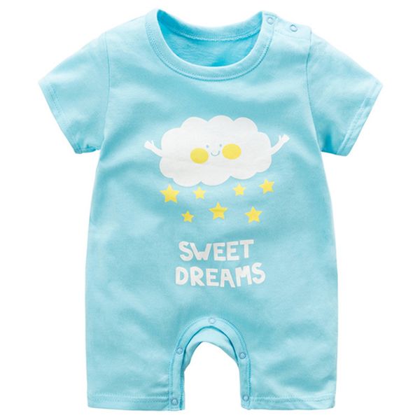

drop shipping baby clothes infant boy rompers new born vests baby girl clothes toddler newborn jumpsuits baby rompers, Blue
