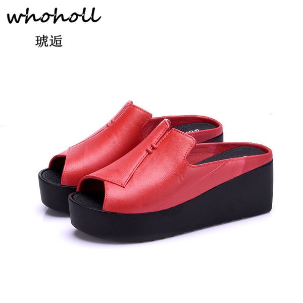 

platform bath women leopard wedge beach slope flops slippers shoes fashion sandals y200706, Black