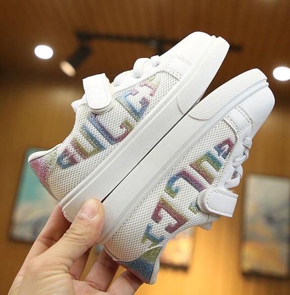 

new boys girls shoes sneakers children school sport trainers baby toddler kid casual skate stylish designer running shoes eu size 26-36, Black