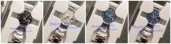 

4 style 36mm watch ar factory men's automatic cal.3135 men 116200 oyster 904l steel solid band eta date datejust 116234 sapphire watche, Slivery;brown